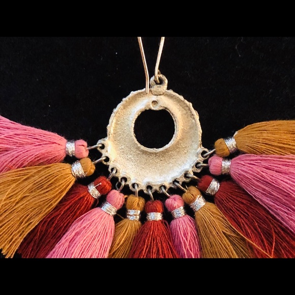 NEW Chan Luu Andorra Pendant Tassel Earrings - Picture 3 of 5